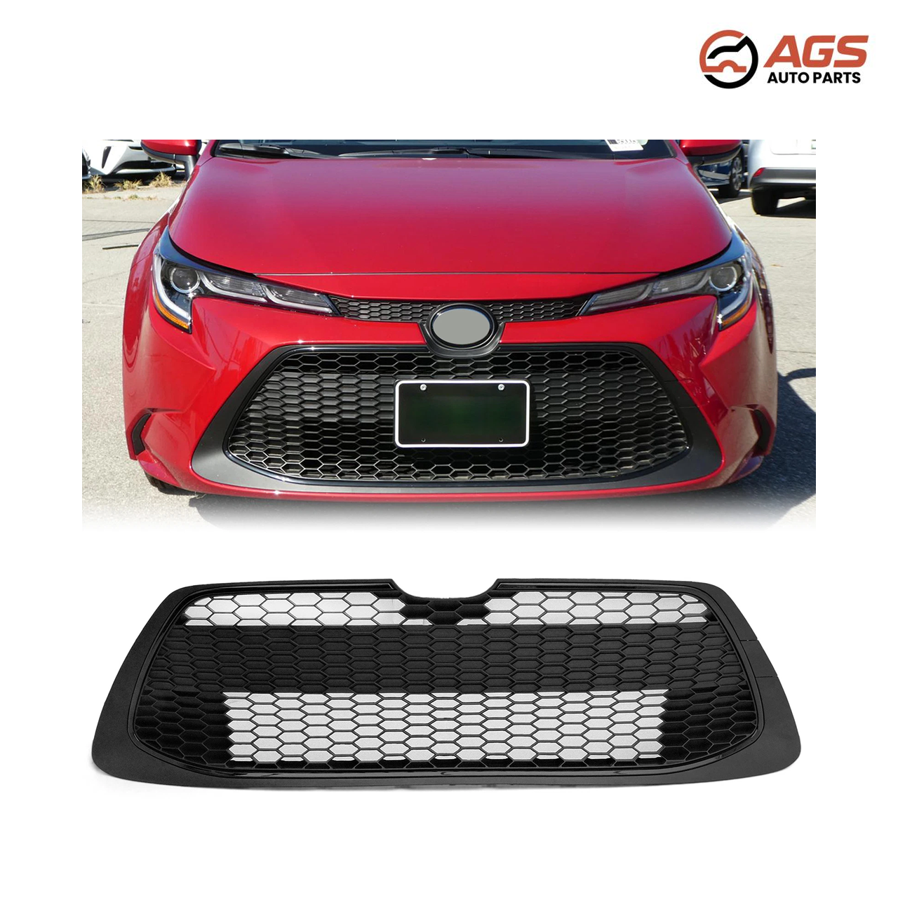 TOYOTA COROLLA 2020-2022 - FRONT BUMPER GRILLE (L|LE; Sedan; North America Built)