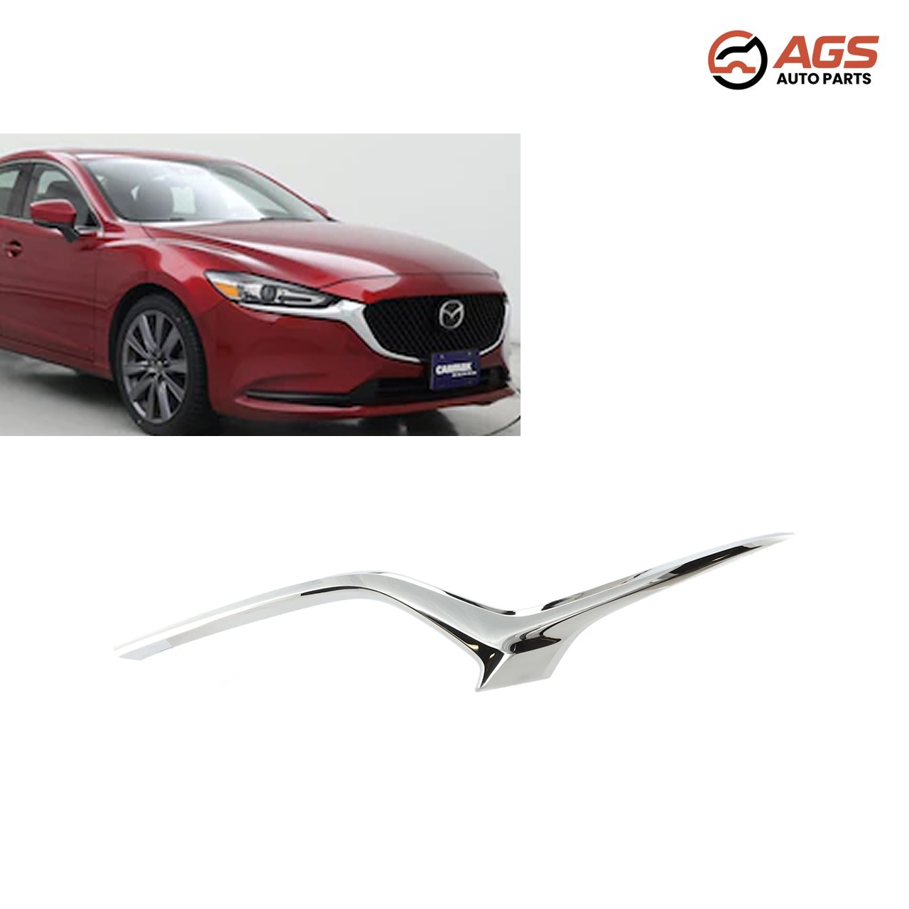 MAZDA 6 2018-2021 - RT GRILLE MOLDING (Chrome)