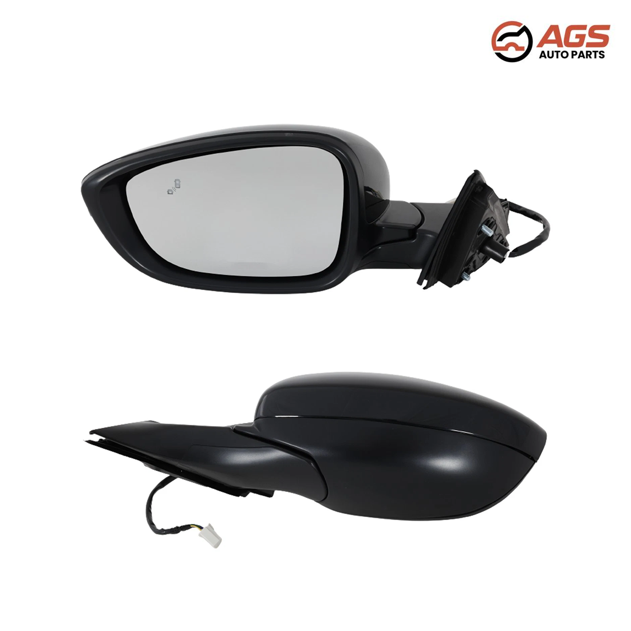 HONDA ACCORD 2018-2022 - LT Mirror outside rear view (EX; Sedan; w/o Signal Lamp; w/Blind Spot Detection)
