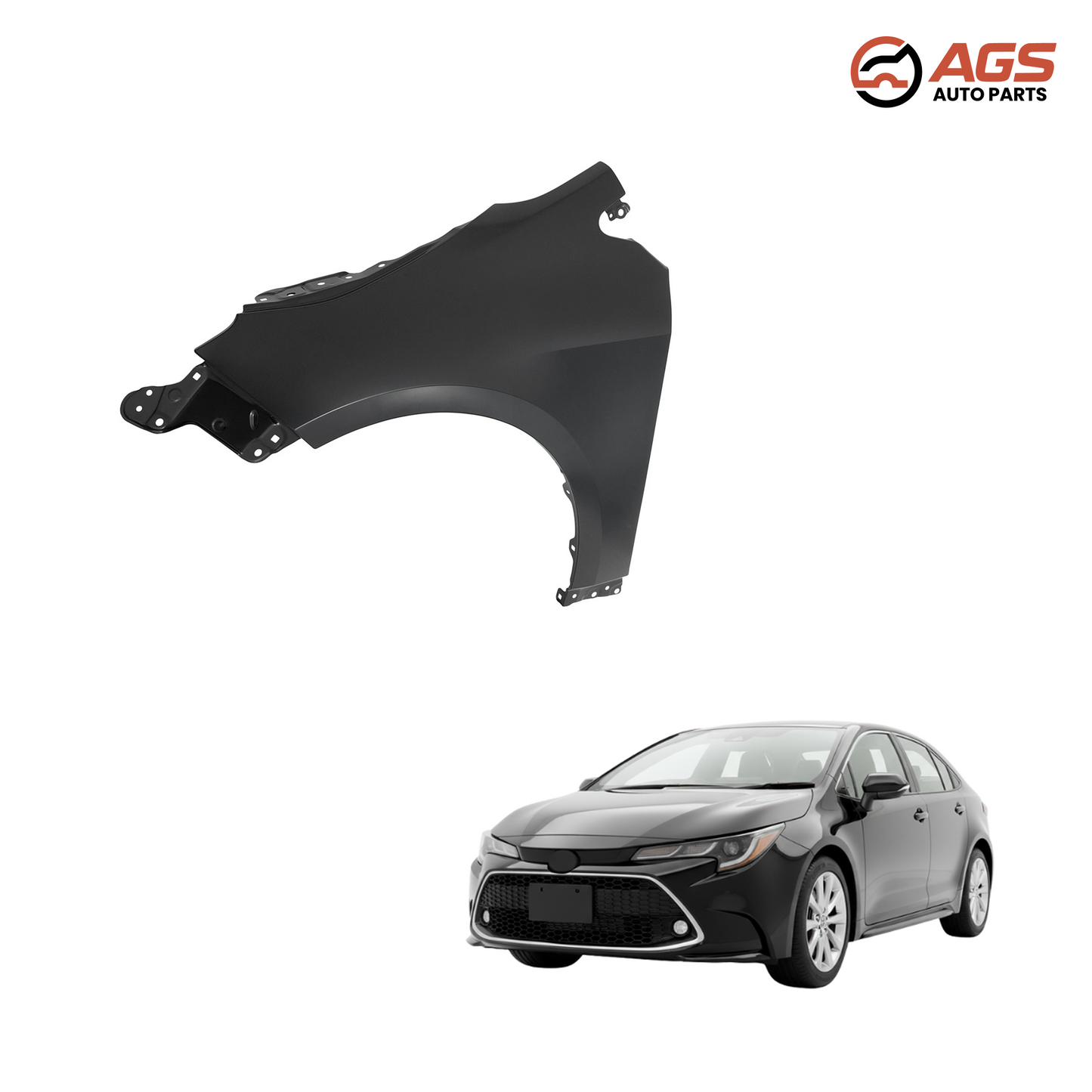 TOYOTA COROLLA 2019-2025 - LT FRONT FENDER ASSY (H/B)