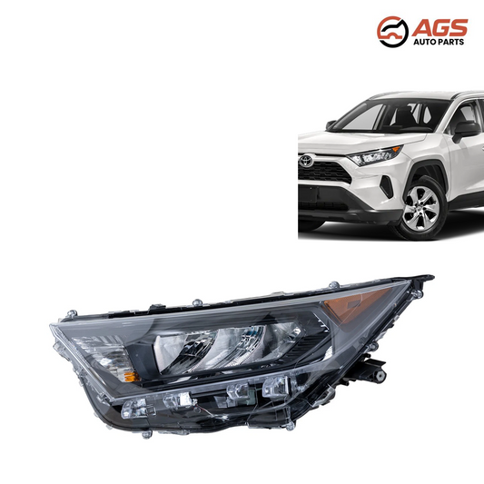 TOYOTA RAV4 2019-2025 - LT HEADLAMP ASSY COMPOSITE (LE; North America Built; Black Bezel)