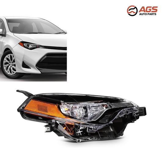 TOYOTA COROLLA 2017-2019 - RT HEADLAMP ASSY COMPOSITE (CE|L|LE|LE ECO; Bi-LED; w/LED DRL)