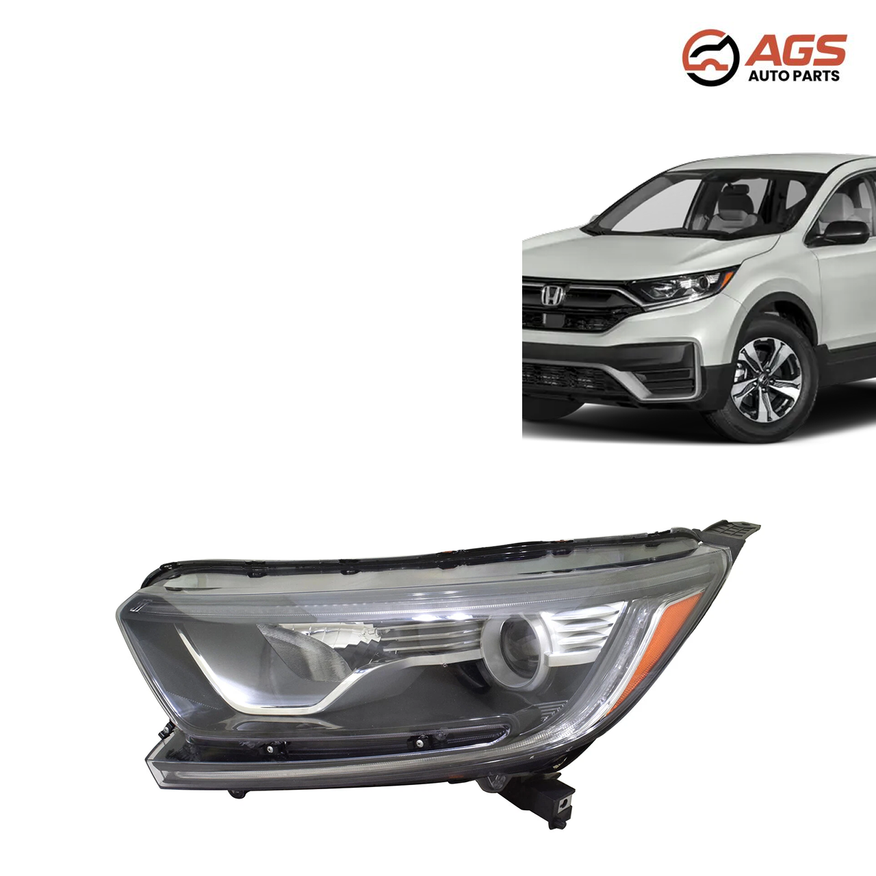 HONDA CR-V 2017-2022 - LT HEADLAMP ASSY COMPOSITE (LX|EX|EX-L; Halogen)