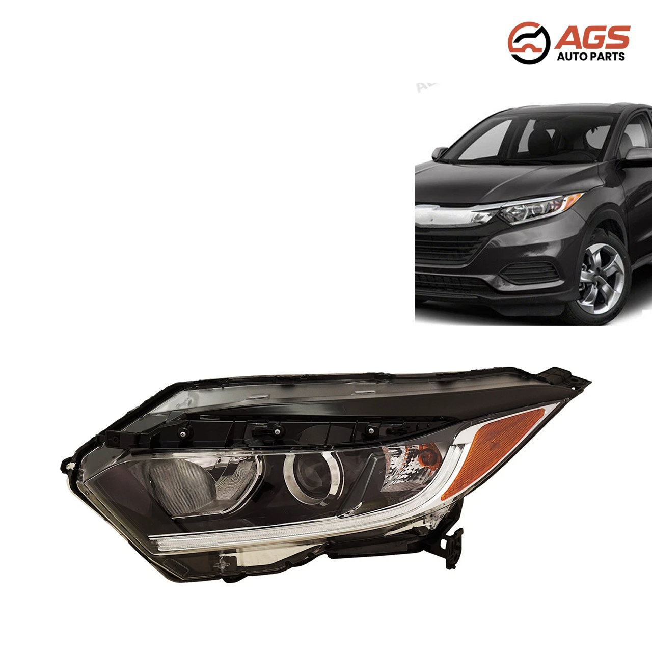 HONDA HR-V 2019-2022 - LT HEADLAMP ASSY COMPOSITE (EX|EX-L|LX|Sport; Halogen)