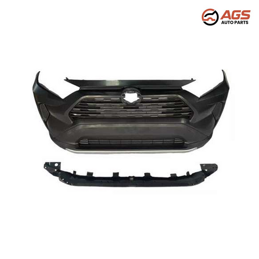 TOYOTA RAV4 2019-2024 - FRONT BUMPER COVER (LE|Limited|XLE|XLE Premium; Canada Built; w/o Parking Sensors; prime)