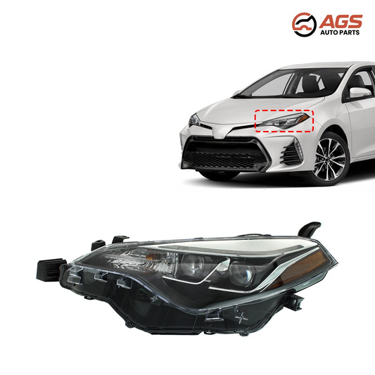 TOYOTA COROLLA 2017-2019 - LT HEADLAMP ASSY COMPOSITE (SE|XLE|XSE; Multi-LED; w/LED Accent)