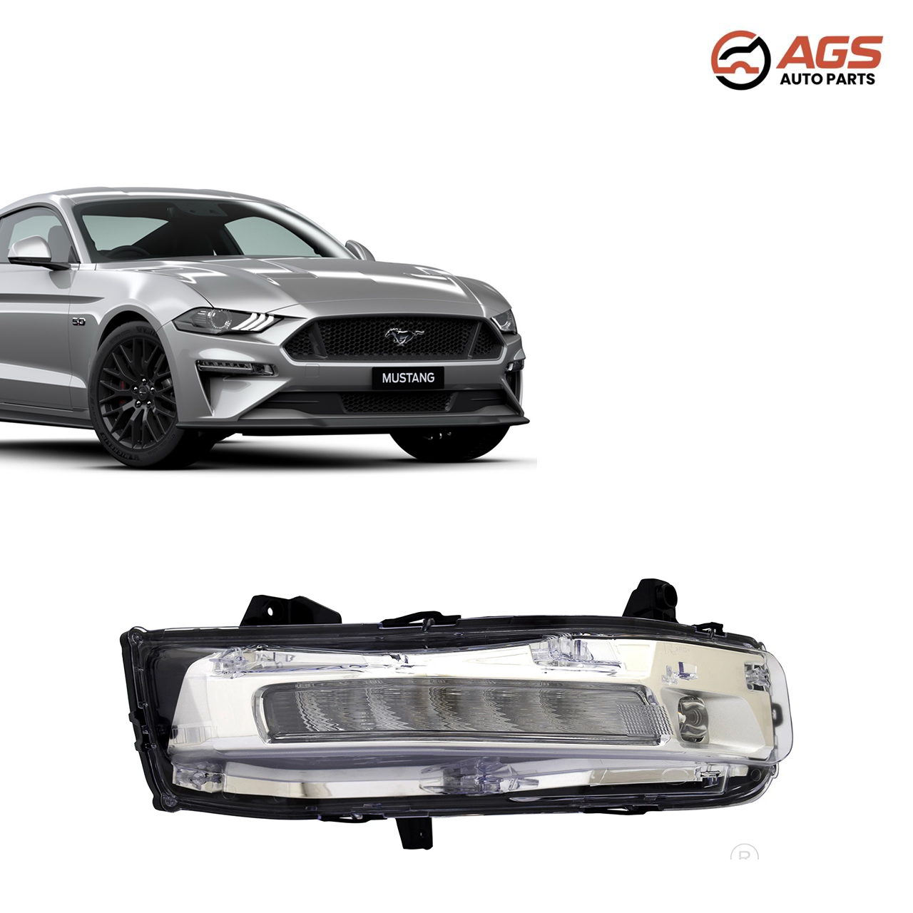FORD MUSTANG 2018-2023 - RT PARKLAMP ASSY (w/Fog Lamps)