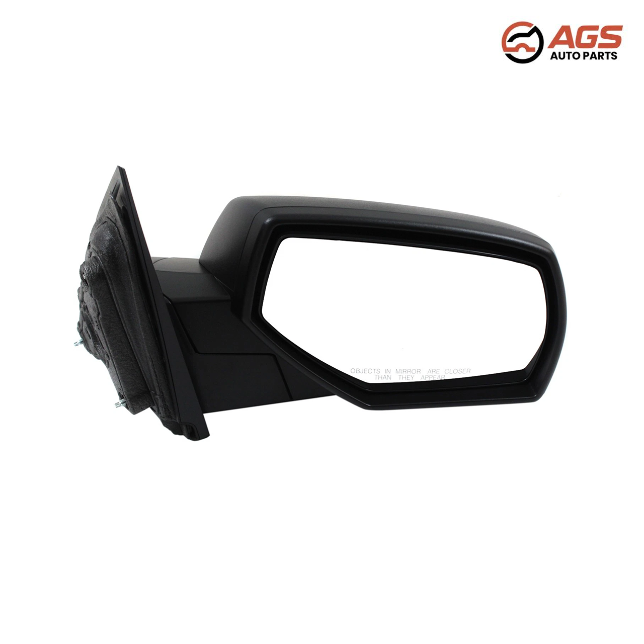CHEVROLET SILVERADO 1500-2500-3500|GMC SIERRA 1500-2500-3500|GMC DENALI 1500-2500-3500 2014-2018 - RT MIRROR OUTSIDE REAR VIEW (Std Type; Manual; Non-Heated; w/Cover; Textured Black)