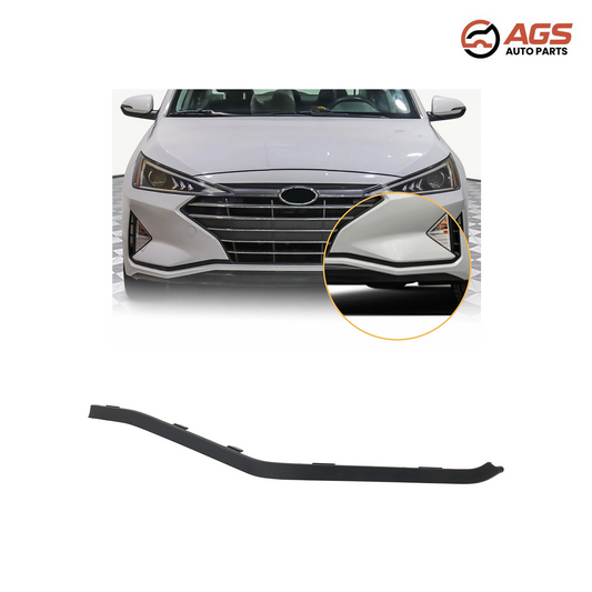 HYUNDAI ELANTRA 2019-2020 - LT FRONT BUMPER MOLDING (USA Built)