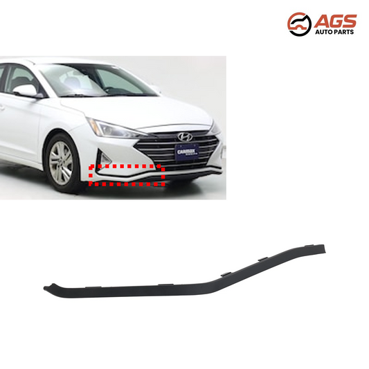 HYUNDAI ELANTRA 2019-2020 - RT Front bumper molding (USA Built)