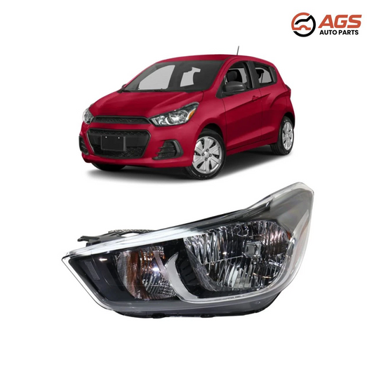 CHEVROLET SPARK 2016-2022 - LT HEADLAMP ASSY COMPOSITE (Halogen; w/o Black Trim)