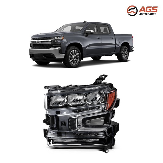 CHEVROLET SILVERADO 1500 2019-2022 - LT HEADLAMP ASSY COMPOSITE (Halogen)