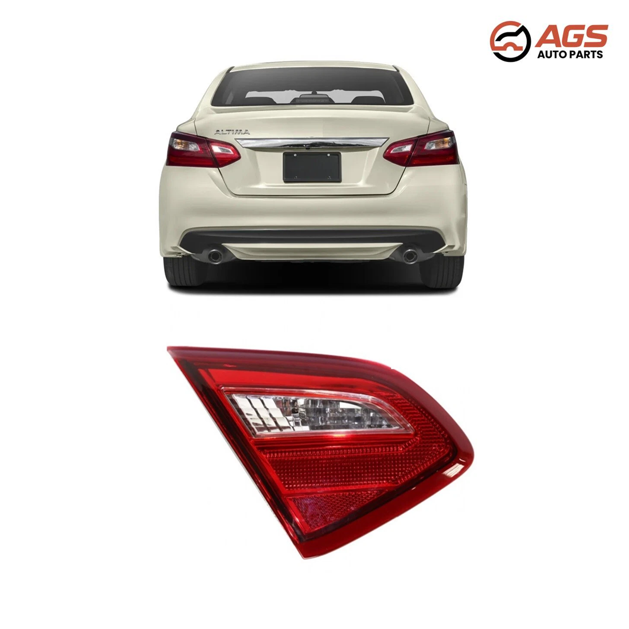NISSAN ALTIMA 2016-2017 - LT TAIL LAMP ASSY INNER (Sedan; w/o Sport Pkg)
