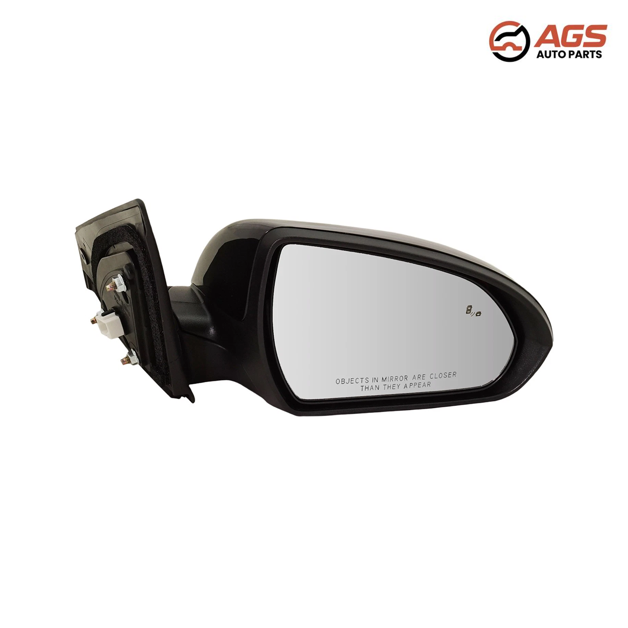 HYUNDAI ELANTRA 2017-2020 - RT MIRROR OUTSIDE REAR VIEW (Sedan; Heated; USA Built; w/BSD; w/o Signal Lamp; w/o Memory; PTM)