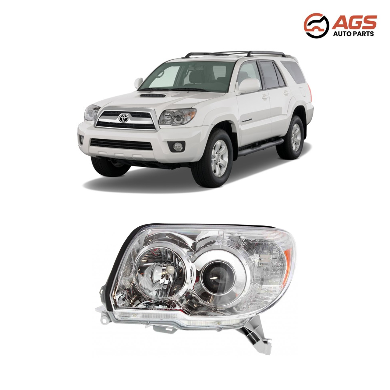 TOYOTA 4RUNNER 2006-2009 - LT HEADLAMP ASSY COMPOSITE (Limited|SR5)(CAPA)
