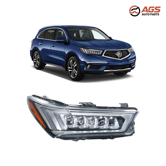 ACURA MDX 2017-2020 - RT HEADLAMP ASSY COMPOSITE (LED; w/o A-Spec Pkg; w/o Auto Level Control)