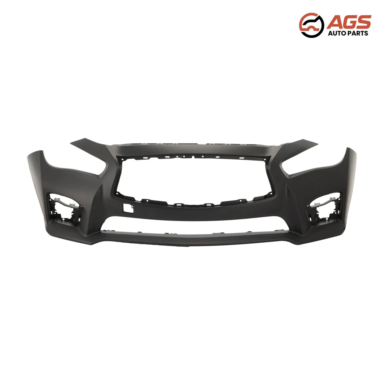 INFINITI Q50 2014-2017 - FRONT BUMPER COVER (Red Sport 400|Sport; w/o Object Sensors; prime)