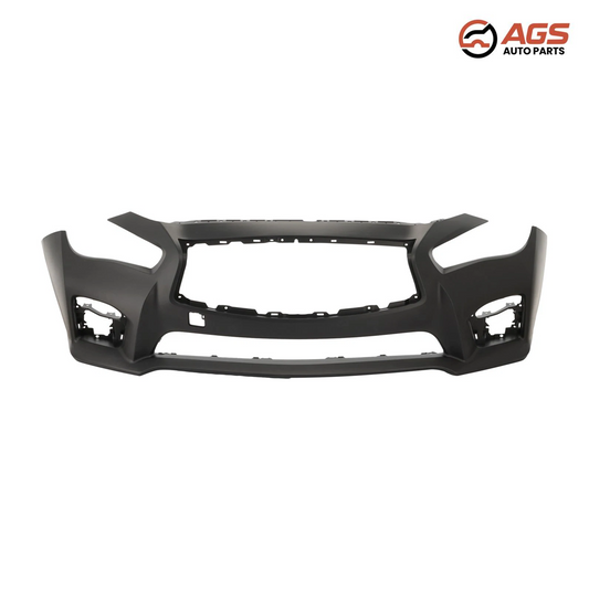 INFINITI Q50 2014-2017 - FRONT BUMPER COVER (Red Sport 400|Sport; w/o Object Sensors; prime)