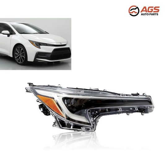 TOYOTA COROLLA 2023-2026 - RT HEADLAMP ASSY COMPOSITE (SE|XLE|XSE; Sedan; USA Built)