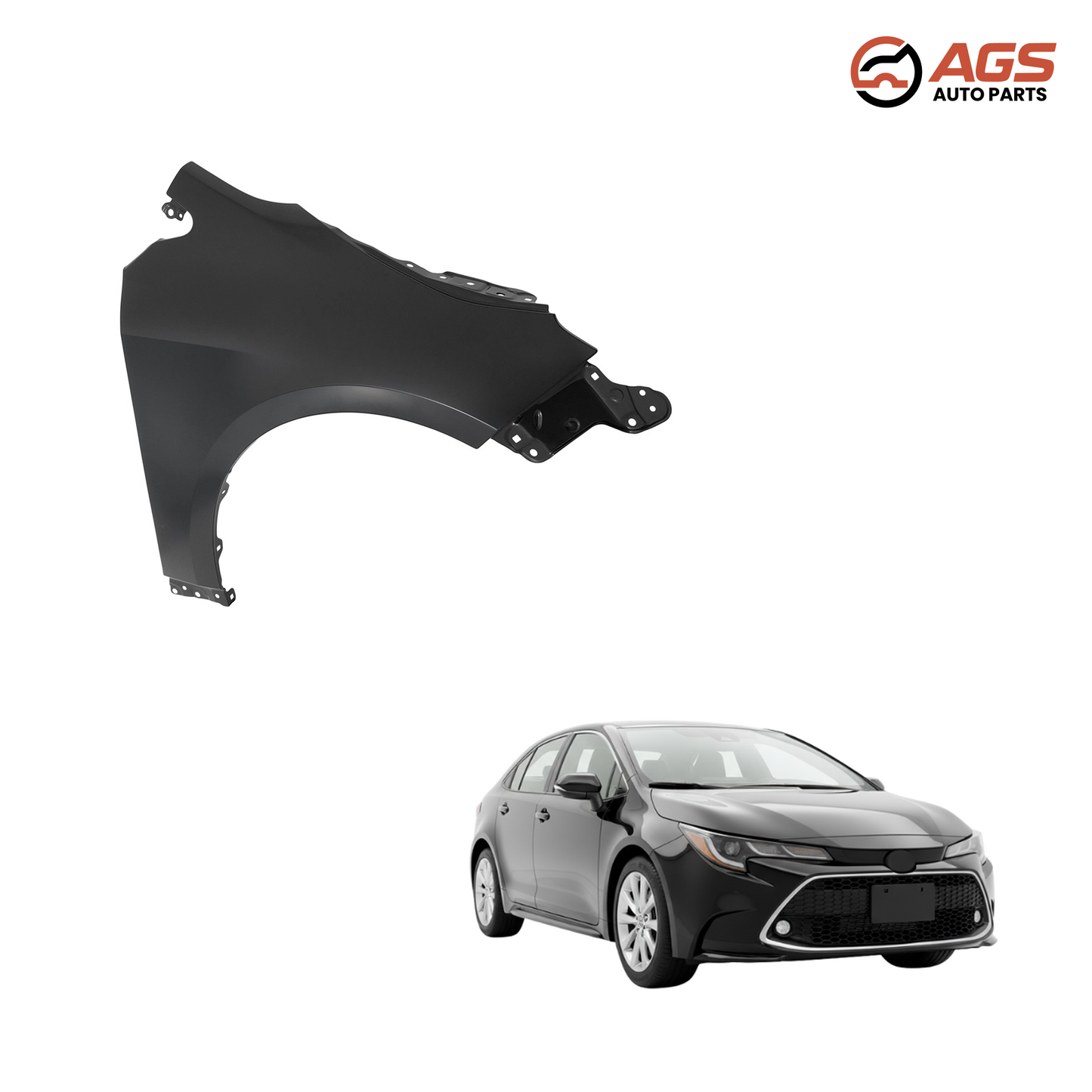 TOYOTA COROLLA 2019-2025 - RT FRONT FENDER ASSY (H/B)