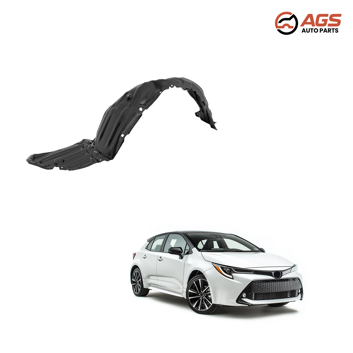 TOYOTA COROLLA 2020-2024 - LT FRONT FENDER INNER PANEL (L|LE; Sedan; Narth America Built)